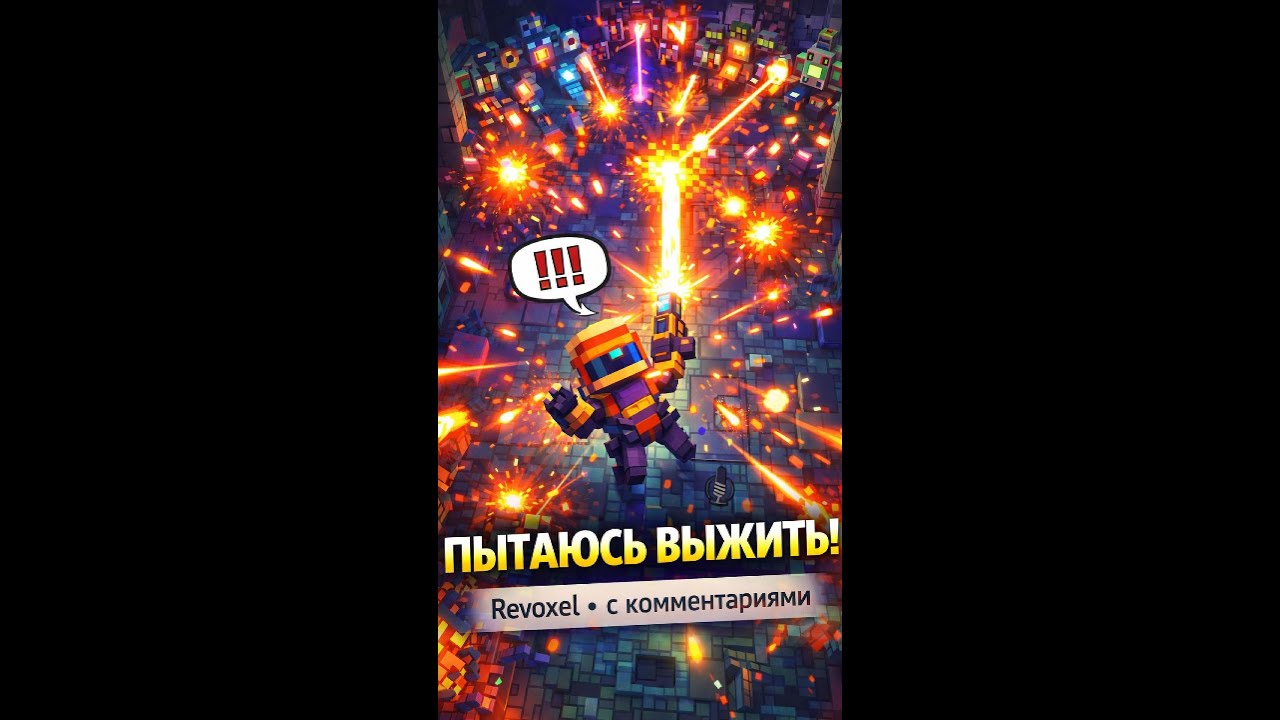 Пытаюсь выжить в Revoxel 😬 | Геймплей с комментариями