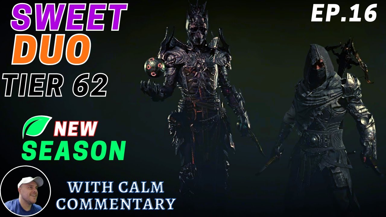 Bonespear Necro and Freeze Grenade Rogue in Nightmare Dungeons | Diablo 4