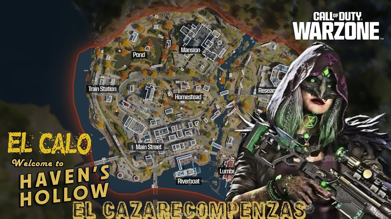El caza recompenza en accion WARZONE