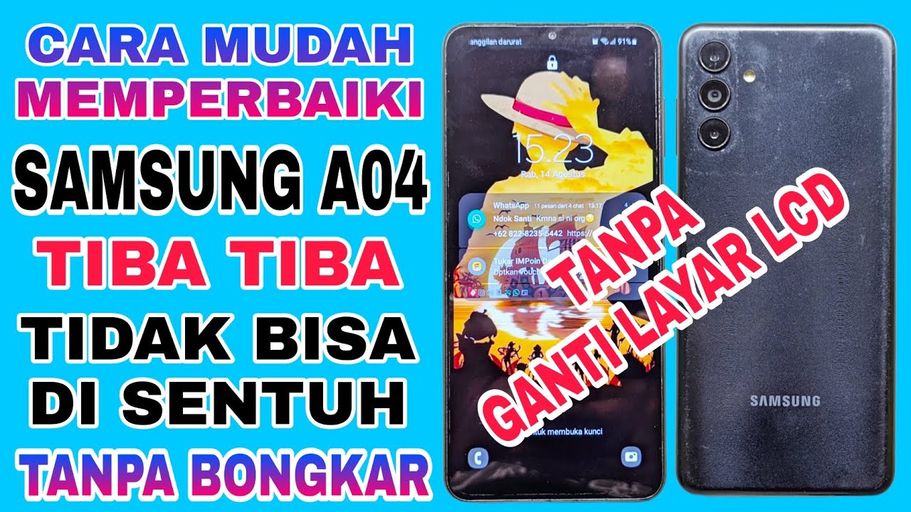 LAYAR SAMSUNG A04 ERROR TIDAK BISA DI SENTUH || HOW TO FIX SAMSUNG A04 TOUCH SCREEN PROBLEM