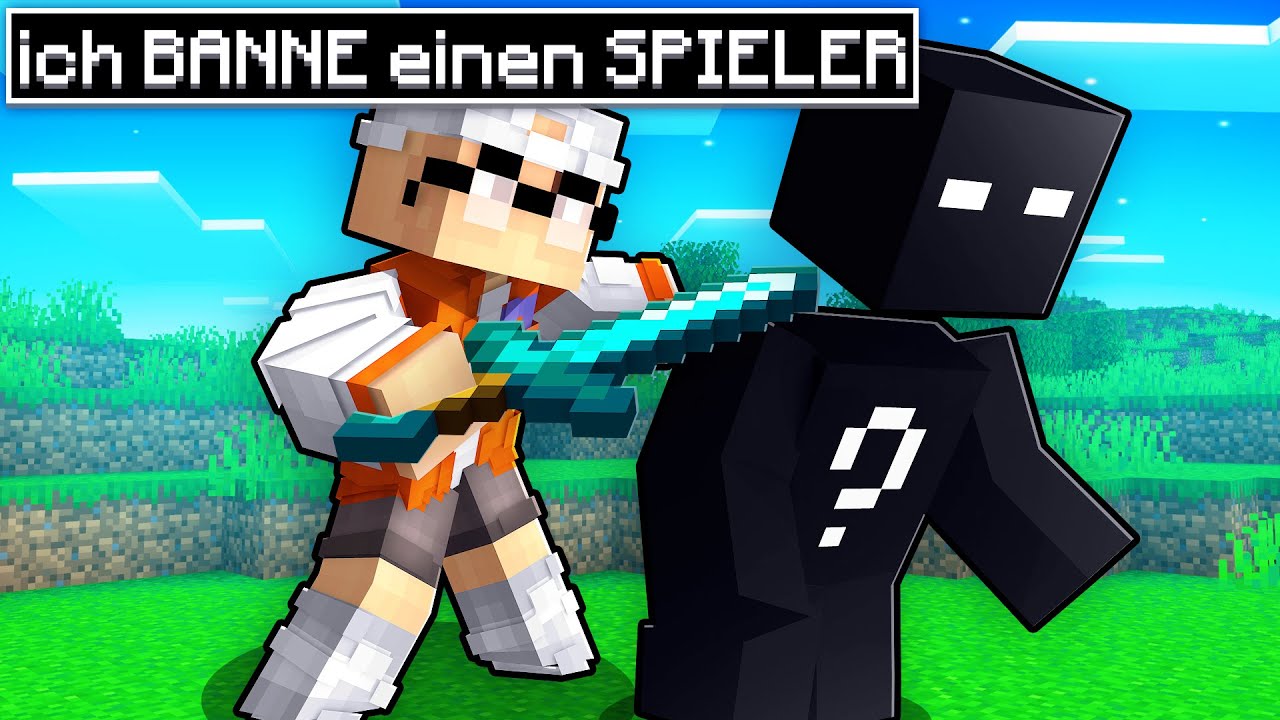 ich BANNE den ERSTEN SPIELER IN MINECRAFT RISIKO