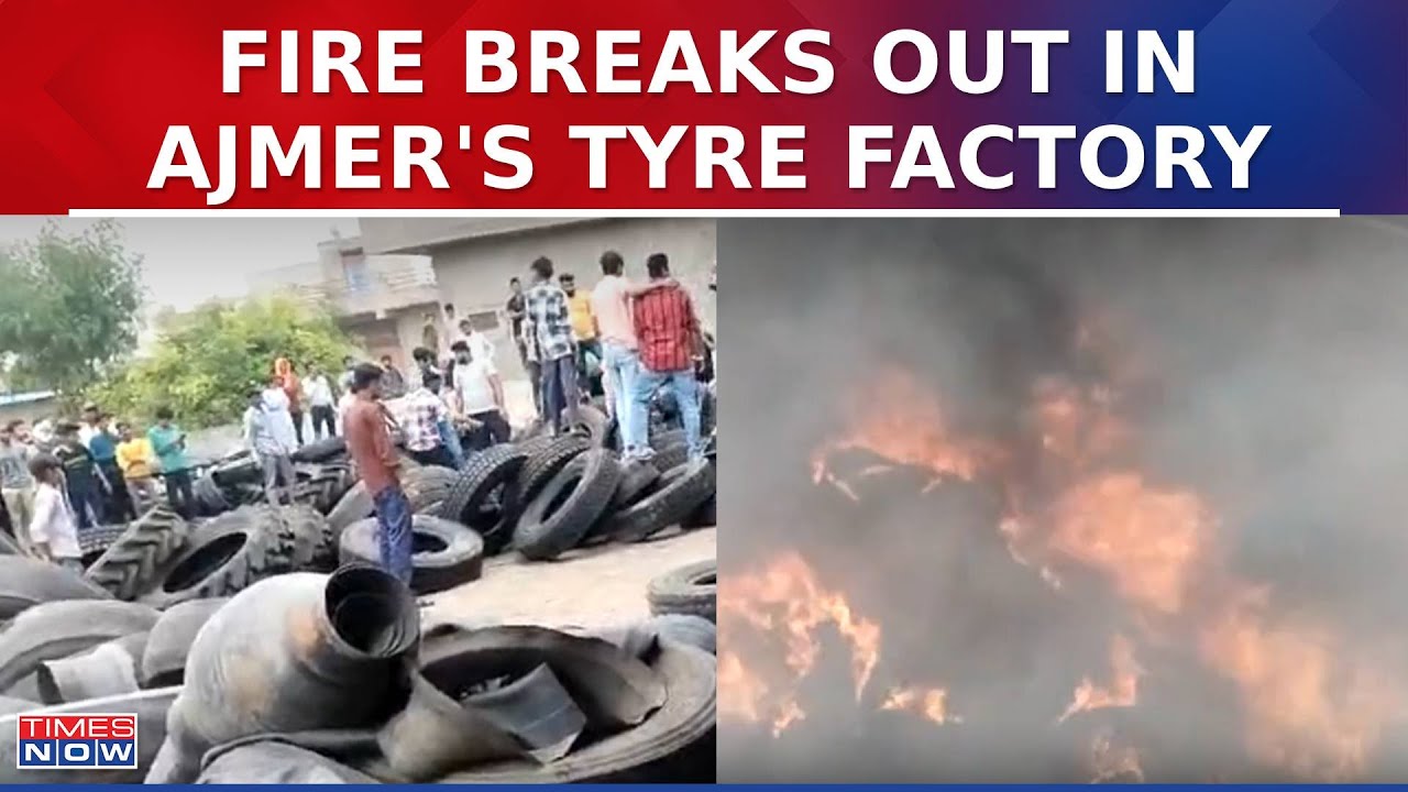 Rajasthan News: Massive Fire Breaks Out In Tyre Factory; Dousing Operation Underway | WATCH