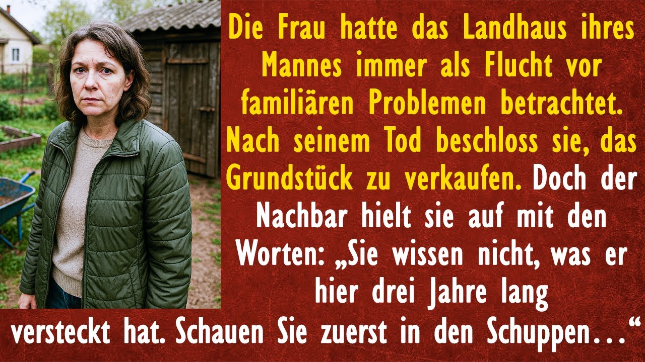 Die Frau wollte das Landhaus verkaufen, aber der Nachbar hielt sie auf: &bdquo;Sie wissen nicht...