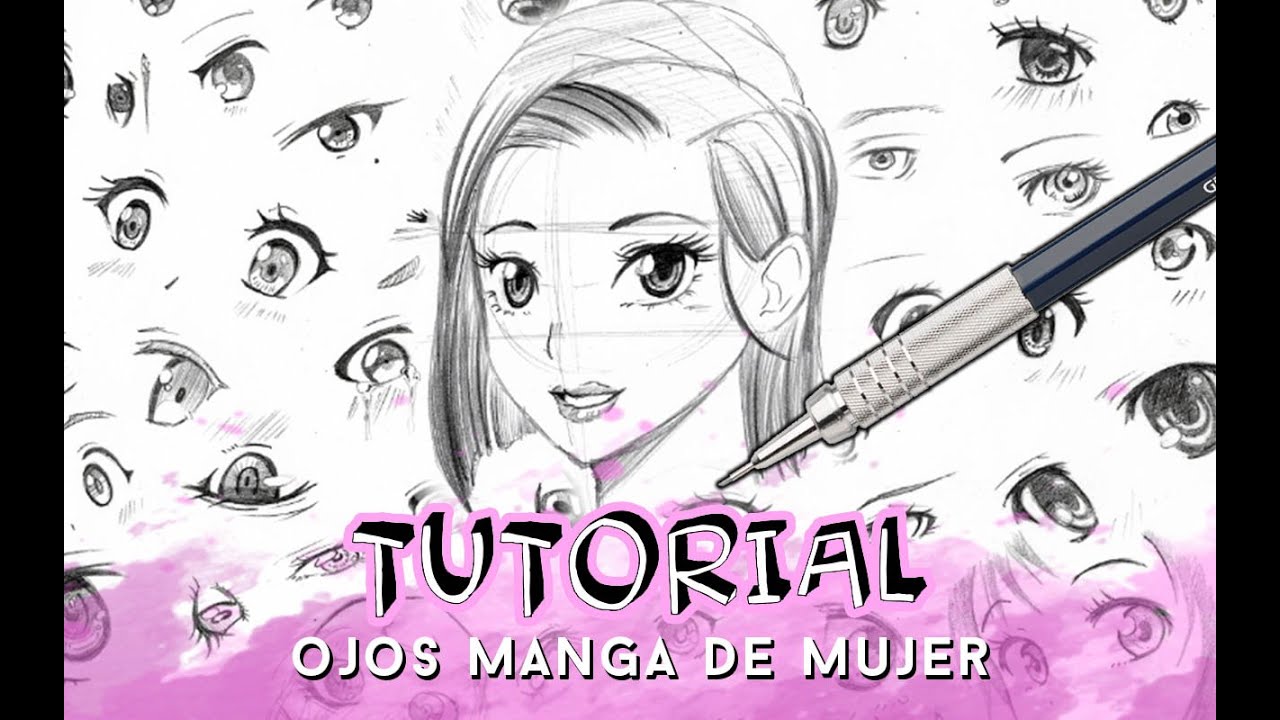 COMO DIBUJAR OJOS ANIME /MANGA PASO A PASO (MUJER) | Why So Gurin