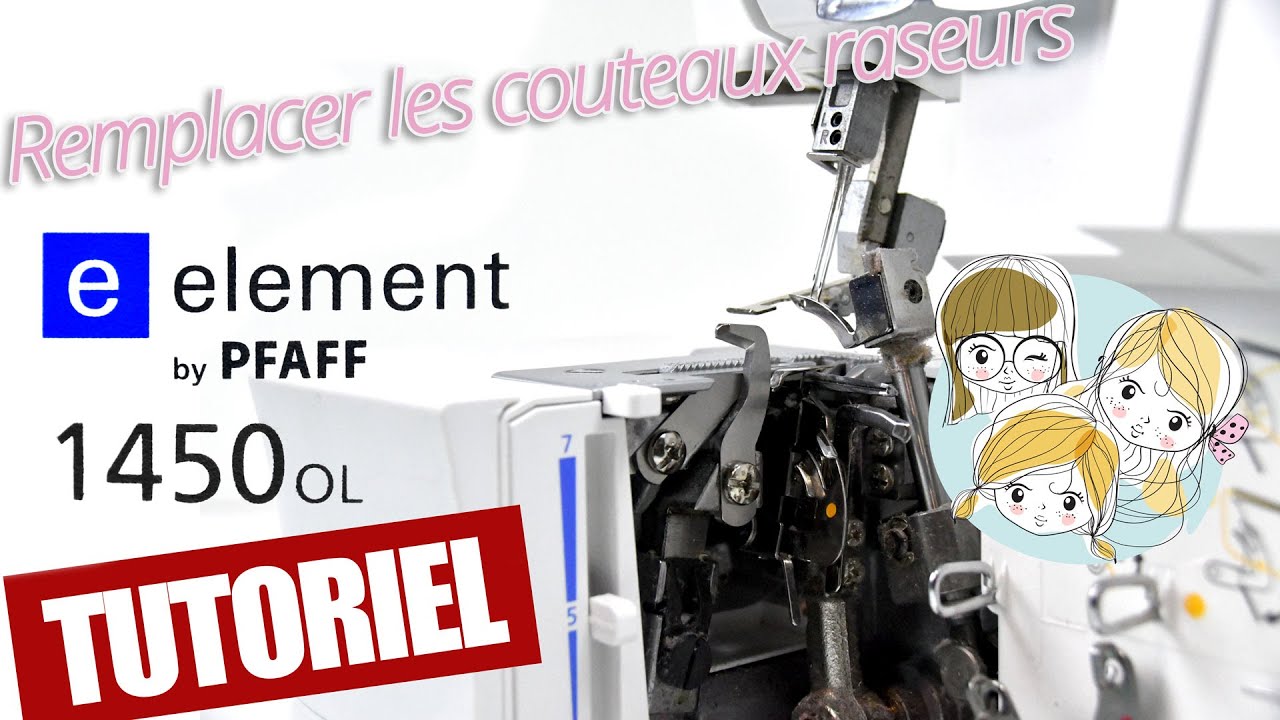 Remplacer les couteaux surjeteuse 1450 OL de lidl
