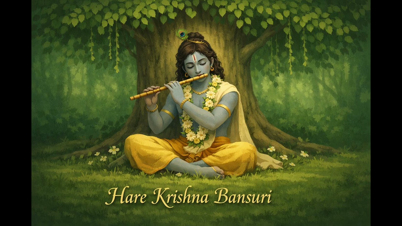 Hare Krishna Bansuri | Soft Bhakti Flute for Naam Jap