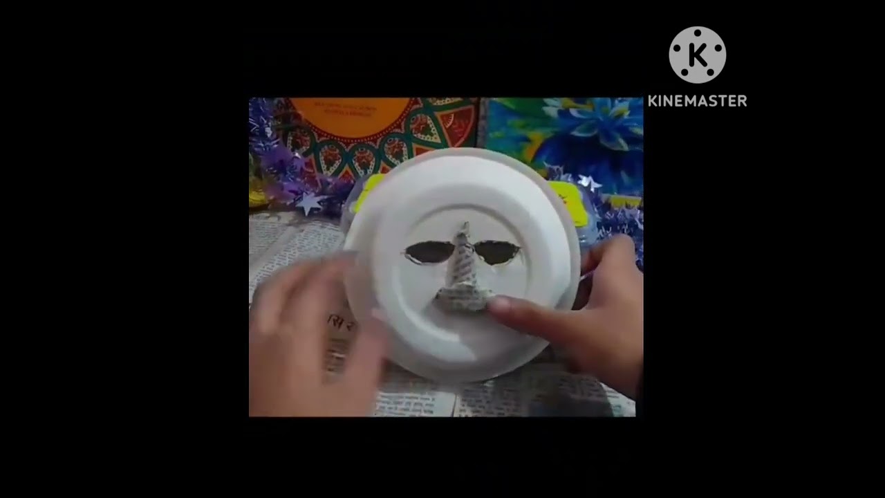 Tribal mask || #trending #aesthetic #artandcraft #ytviral #diy #tribal#mask || ANI'SVLOG 