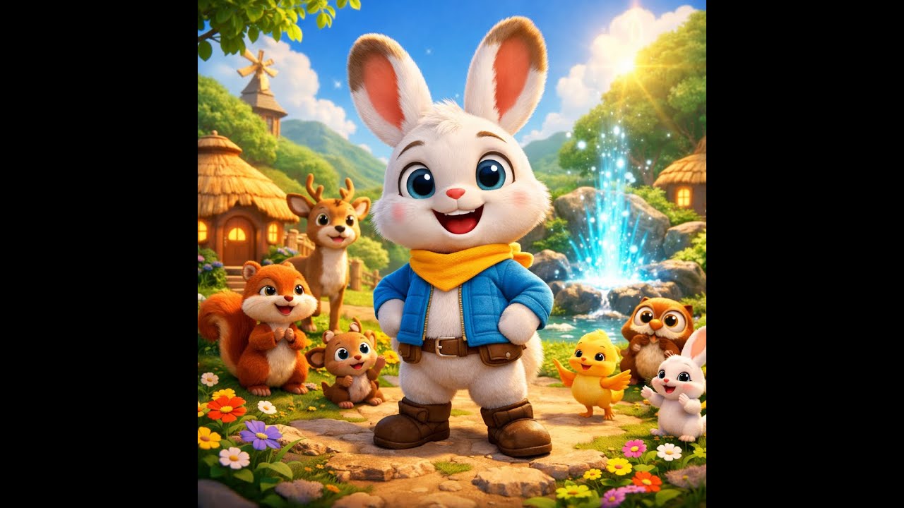 “Bunnyo’s Magical Adventure | 3D Cartoon Animal Story in English | Moral Story for Kids”