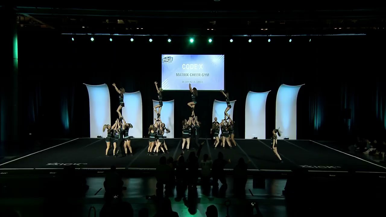 Code X - Matrix Cheer Gym - W Open L6 SmCE