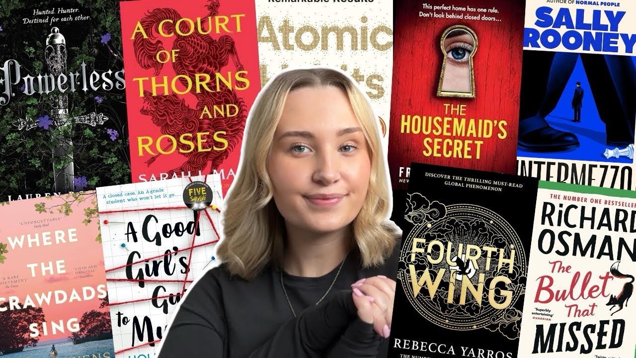 i read amazon&rsquo;s bestsellers of 2024 ✨☁️ are they worth the hype 🤔👀