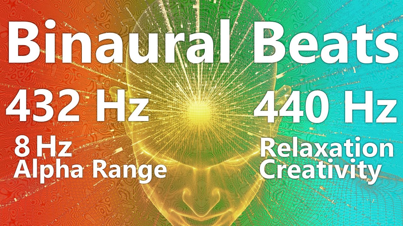 Binaural Beats 8Hz Alpha Wave | Listen & Relax to 432 Hz & 440 Hz (8 Hz)