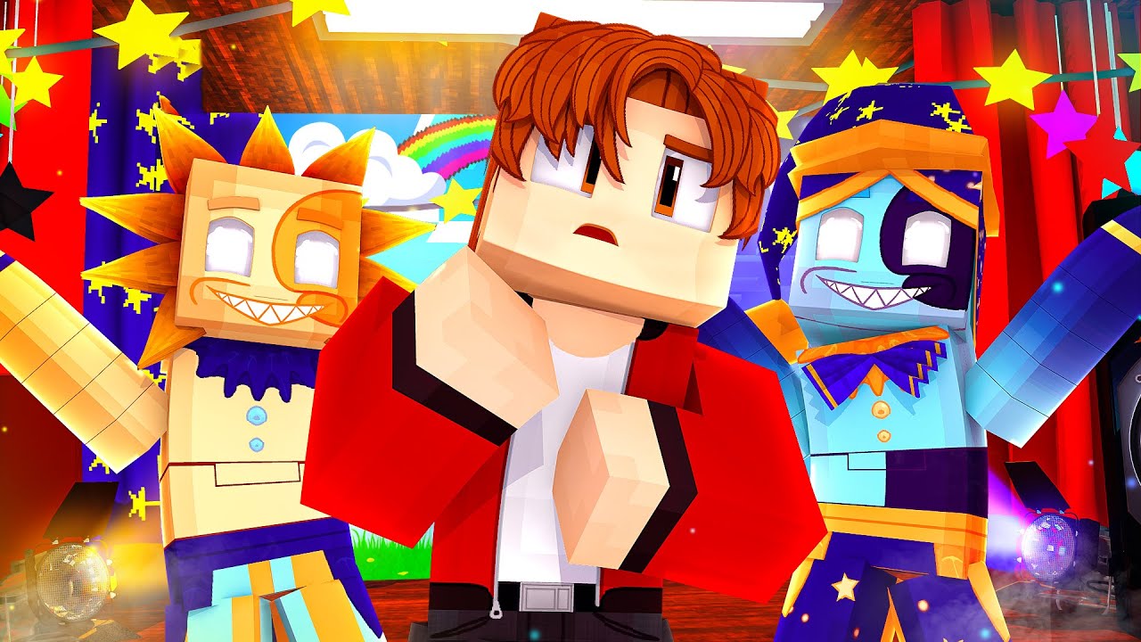 SUNDROP & MOONDROP MEET BRYAN IN MINECRAFT FNAF