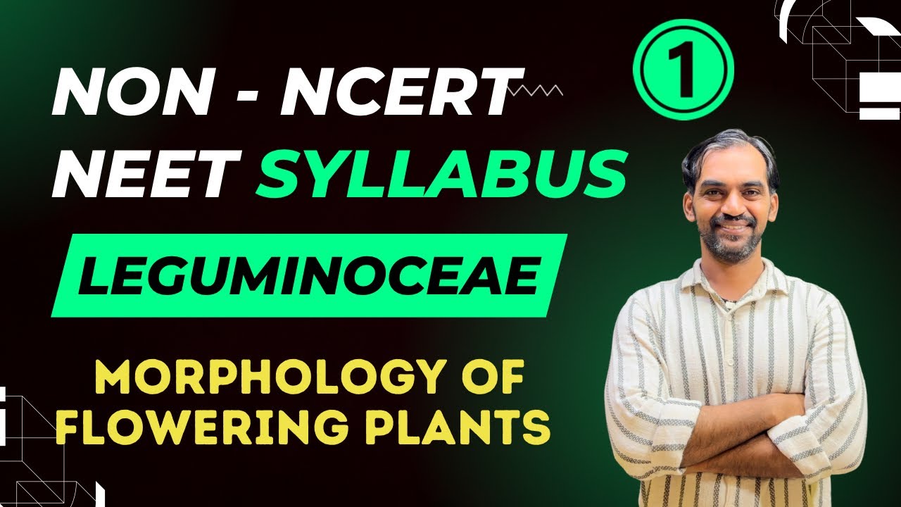 Non NCERT Syllabus | Leguminoceae | Morphology of Flowering Plants