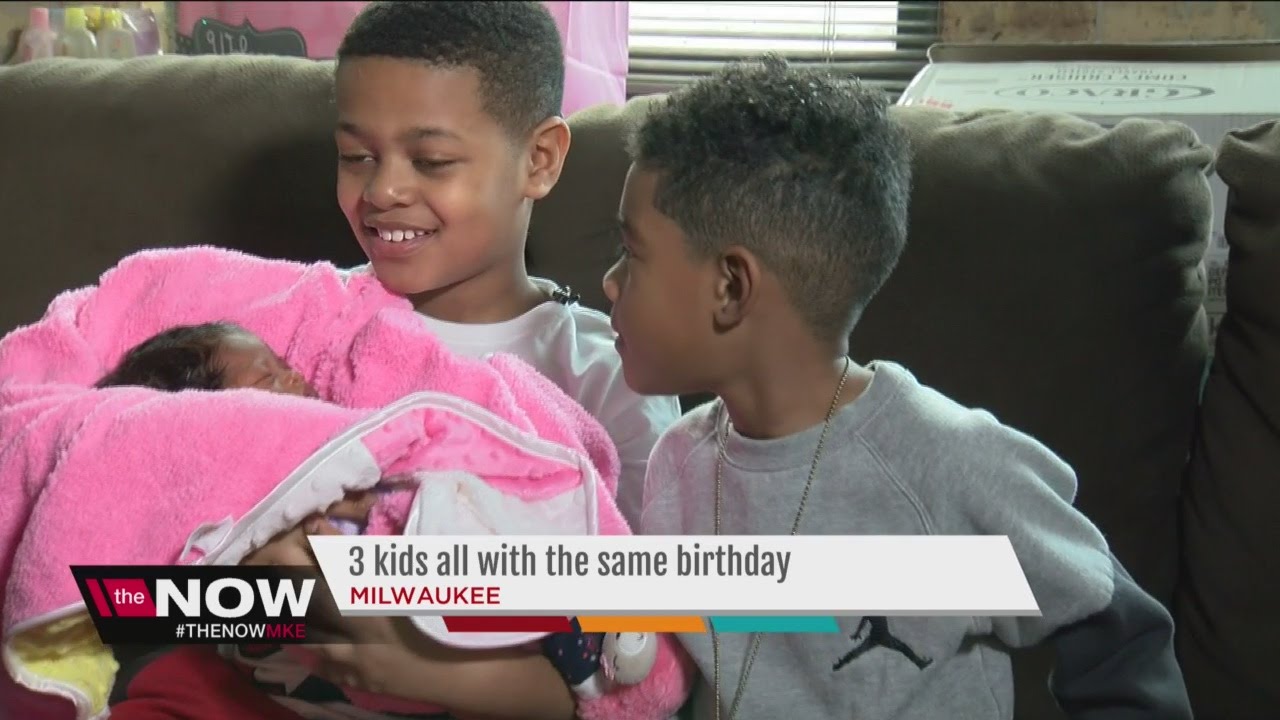 Three area siblings all share the same birthday