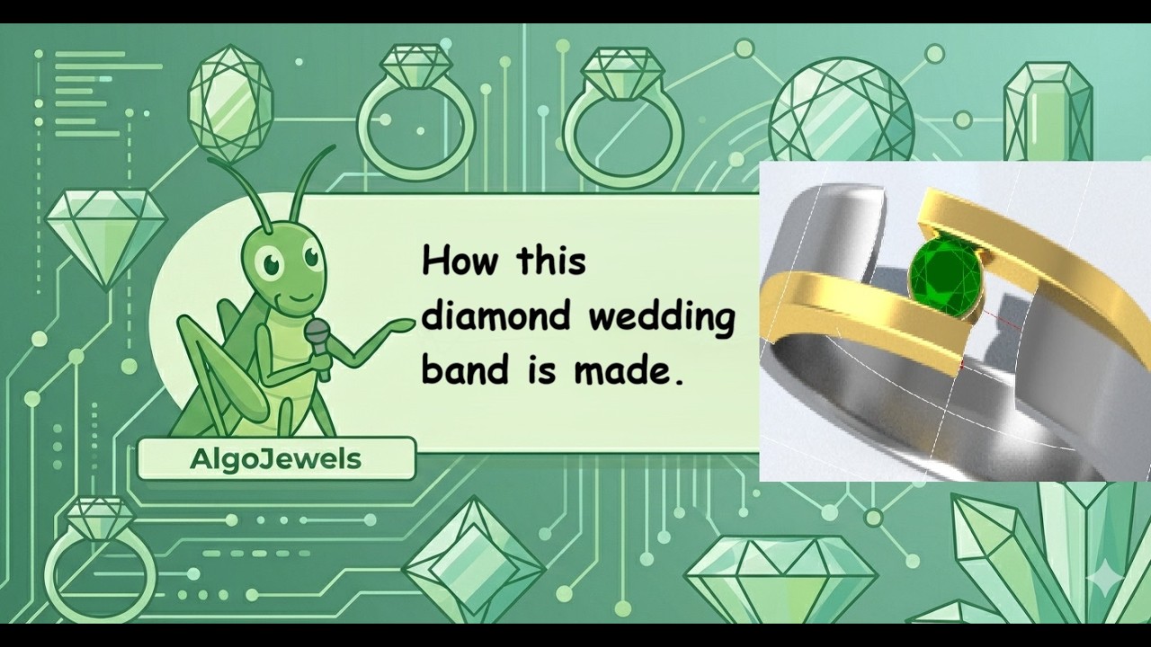 How an AJ diamond wedding ring is made.