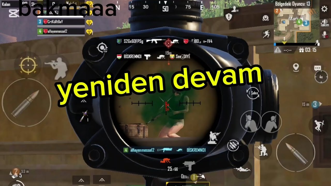 Yeniden devam #pubg #video #kesfettebeniöneçıkarnolur