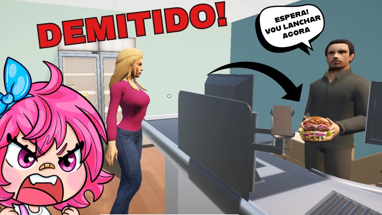 CONTRATAMOS O PIOR FUNCIONÁRIO PARA O SUPERMERCADO - Supermarket Simulator