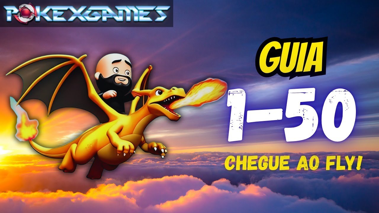 DO NÍVEL 1 AO 50 (E AO FLY!) 🚀 O Guia DEFINITIVO de Level Up no PokeXGames! (Johto)