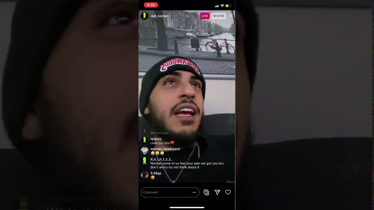 Faze rain getting emotional on ig live  # weneedhimback😞