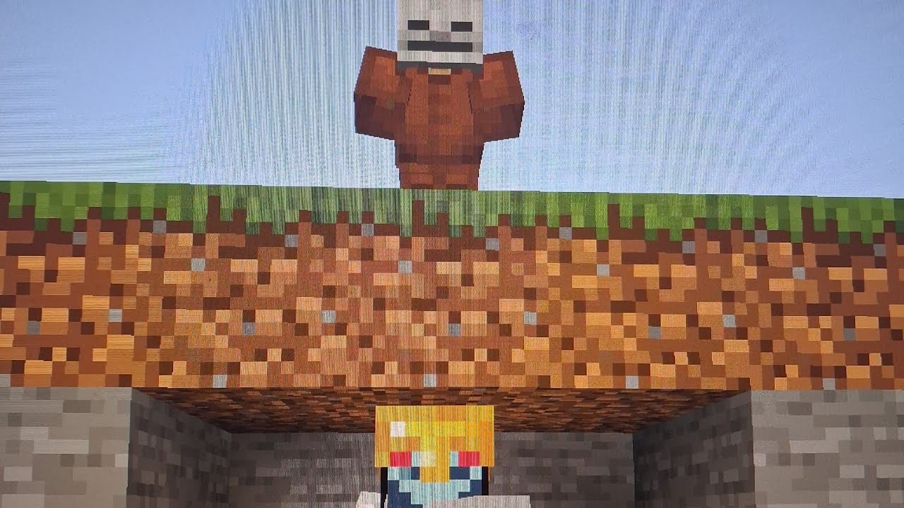 Minecraft AI Hunter Vs RockJamesC40 ManHunt