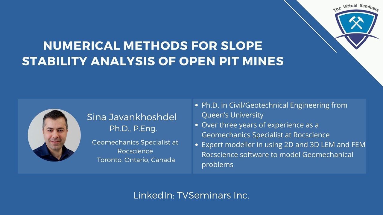Numerical Methods for Slope Stability Analysis of Open Pit Mines