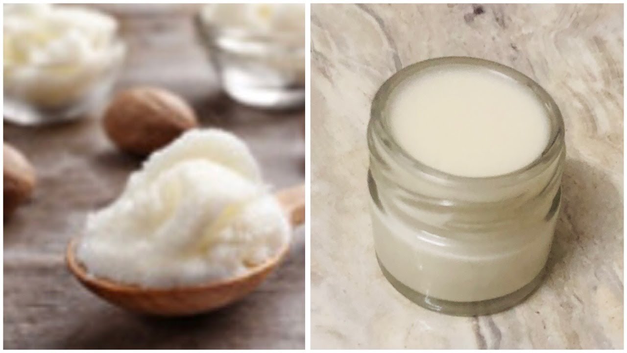 Homemade Shea Butter Face cream || DIY Moisturizing cream
