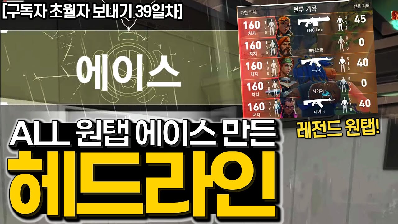 저티어 주목! 15분 안에 헤드라인 마스터하는 핵꿀팁 대공개! [발로란트 강의]