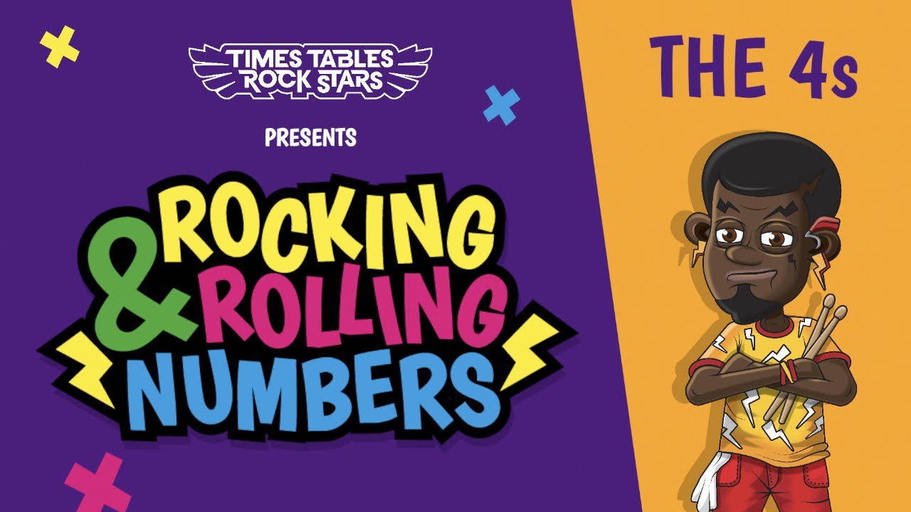 The 4s 🎸 Rocking and Rolling Numbers 🥁