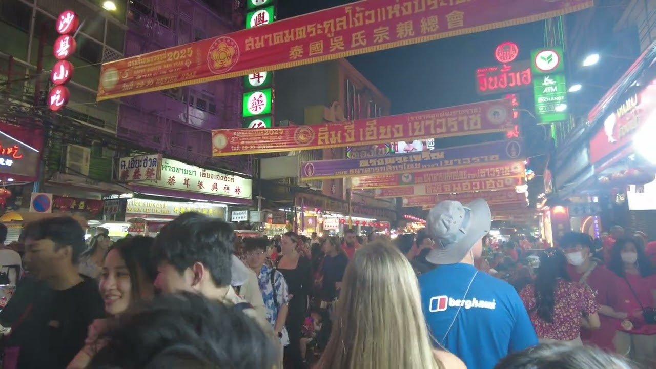 [4K] Chinese New year 2026 Bangkok Chinatown #chinatownbangkok #chinesenewyear #chinesenewyear2026