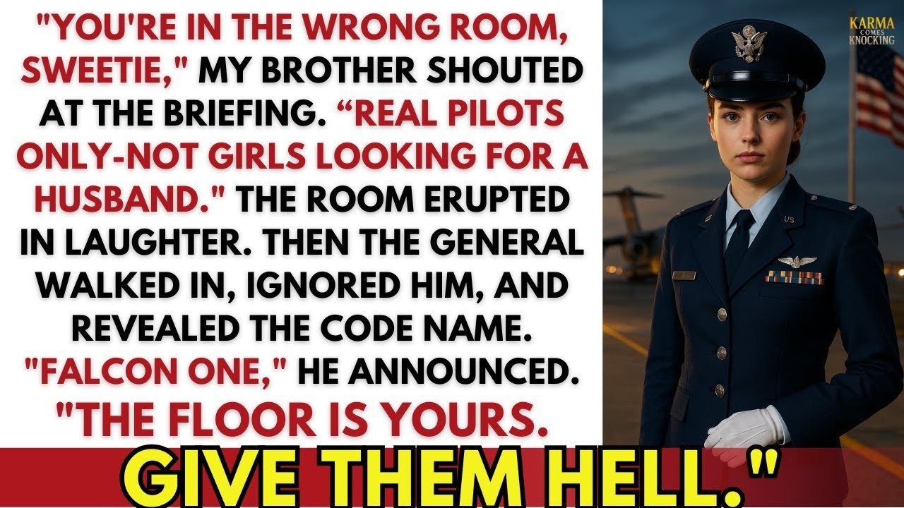 “Real Pilots Only,” They Laughed—Until The General Revealed Her Code Name. “Falcon One”