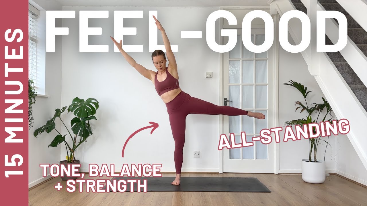 15 MIN ALL STANDING FEEL-GOOD WORKOUT - Full Body / No Repeats / No Equipment