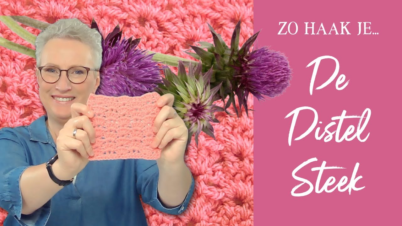 Zo haak je...de Distelsteek! #keepitsimplehaken #crocheting #haken