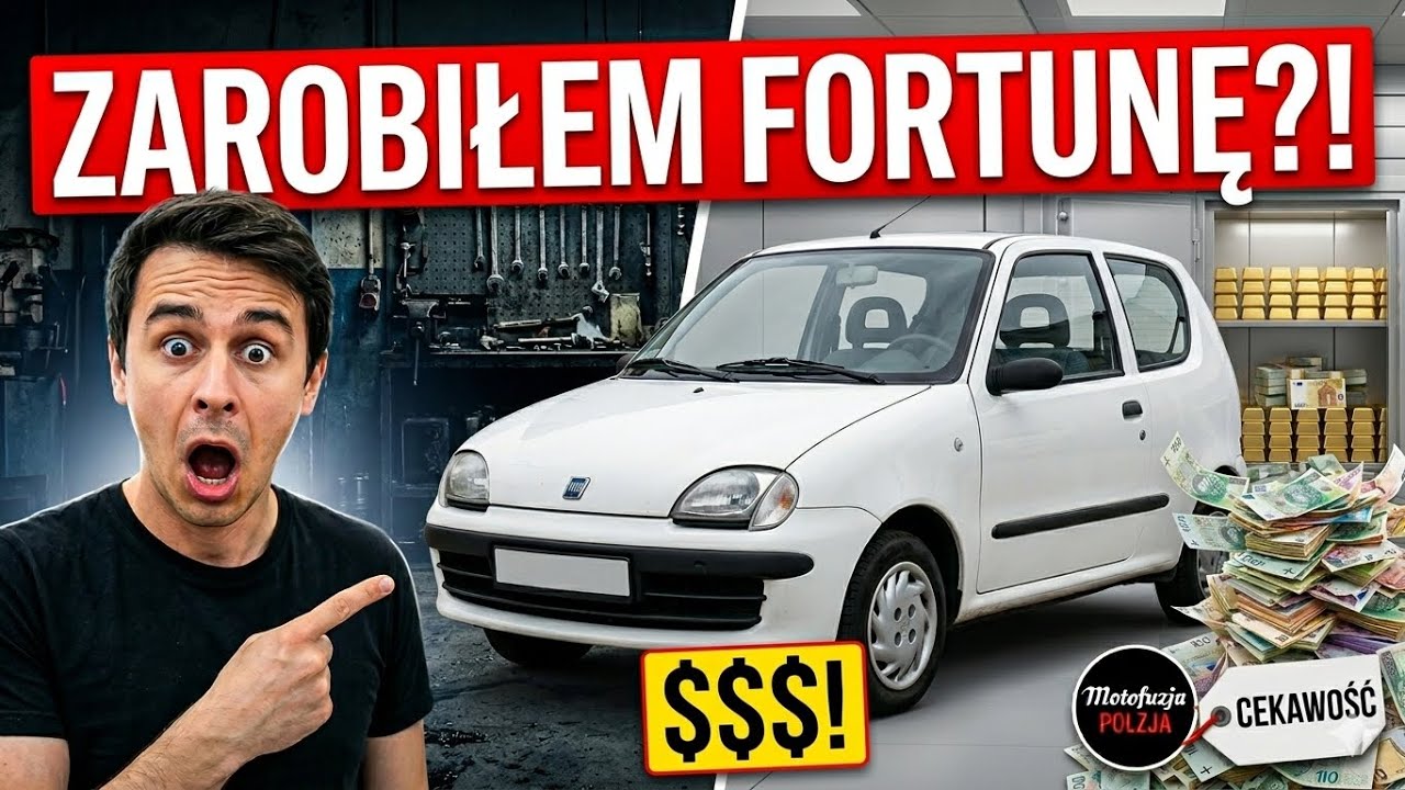 Fiat Seicento za 550zł ? - kupiłem,sprzedałem i zarobiłem fortunę ! Motofuzja Ratuje #6