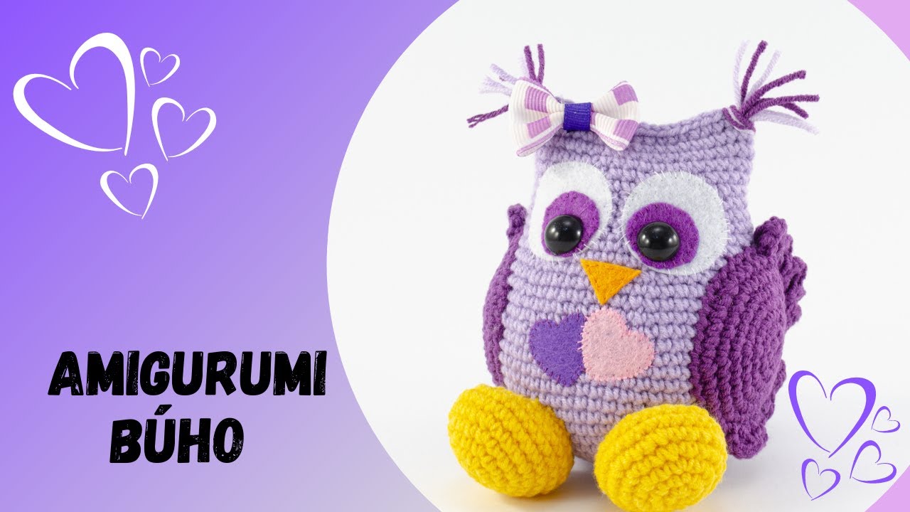 🇪🇸 Búho A Crochet/Amigurumi Búho Tutorial /Búho Crochet Tutorial/Cómo Tejer Búho a Crochet