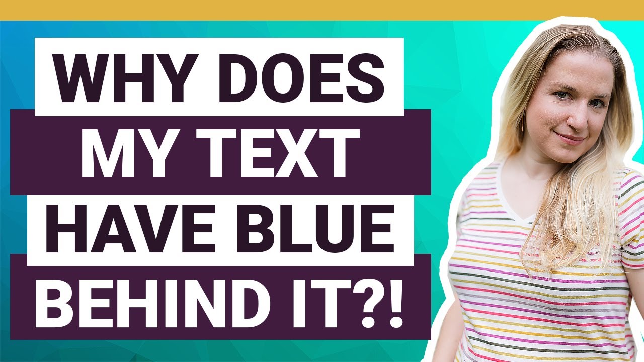 Remove Blue Highlighting in InDesign (Hint: It's actually a feature)