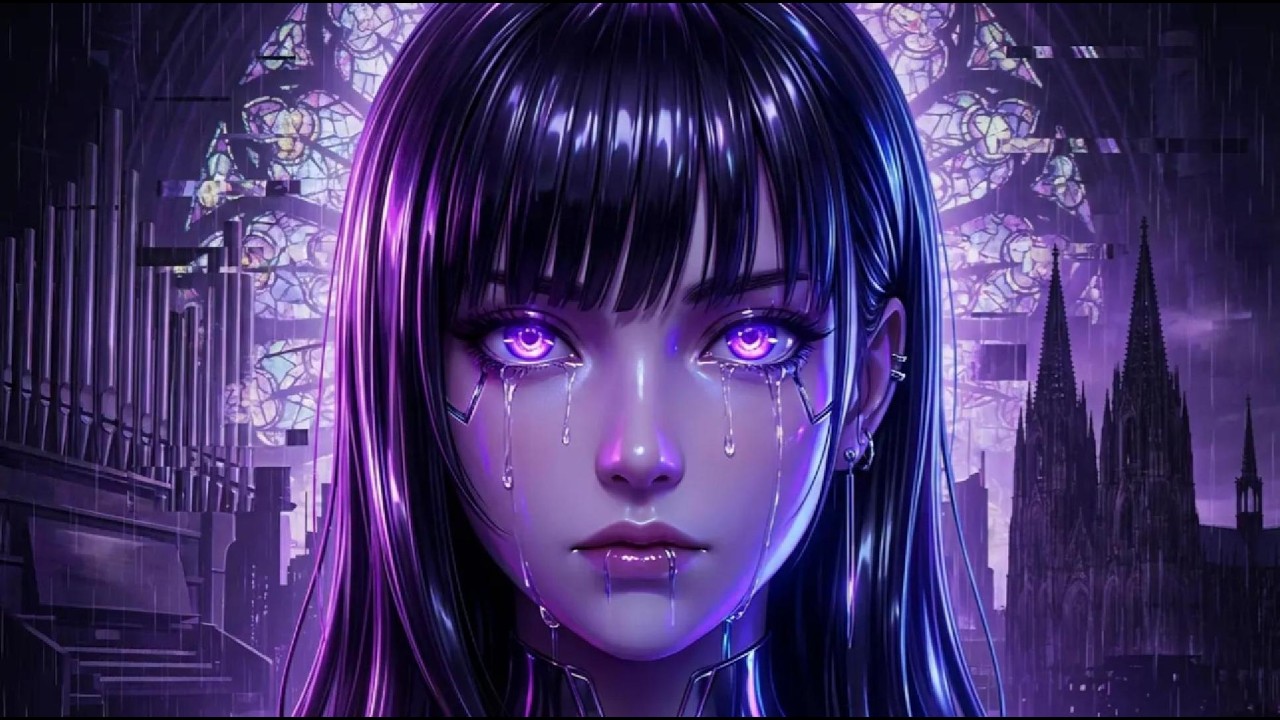 Violet Requiem | Original Dark Electronic Album | 1 Hour of Cyberpunk Ambient Music