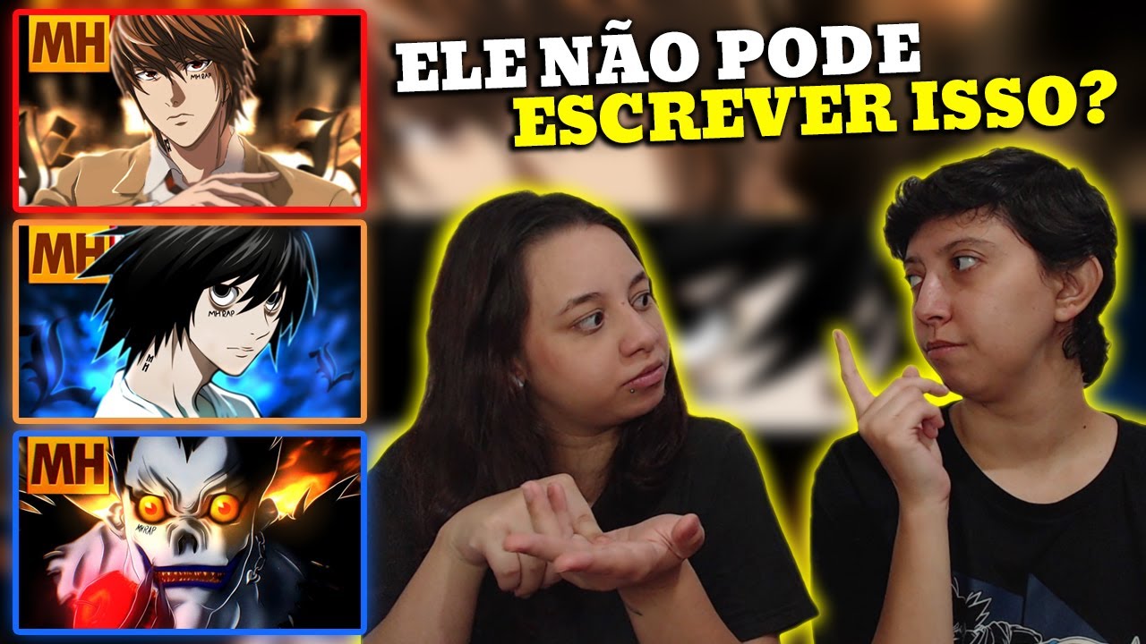 REACT TIPO KIRA, TIPO L e VIBE SHINIGAMI (DEATH NOTE) | MHRAP