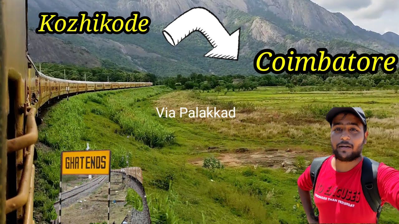 🚂Kozhikode to Coimbatore Intercity Super fast Express travel vlog