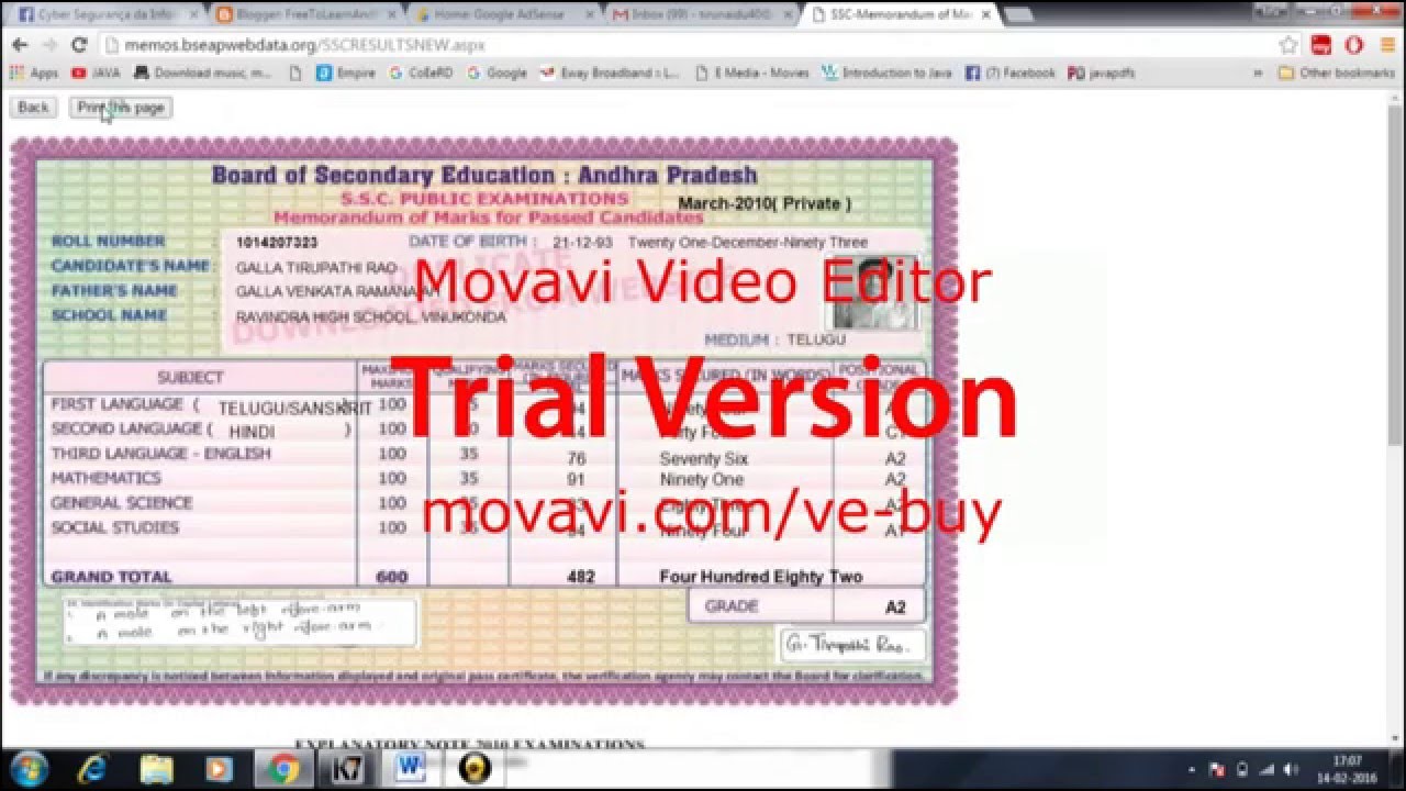 how to download ssc marks list