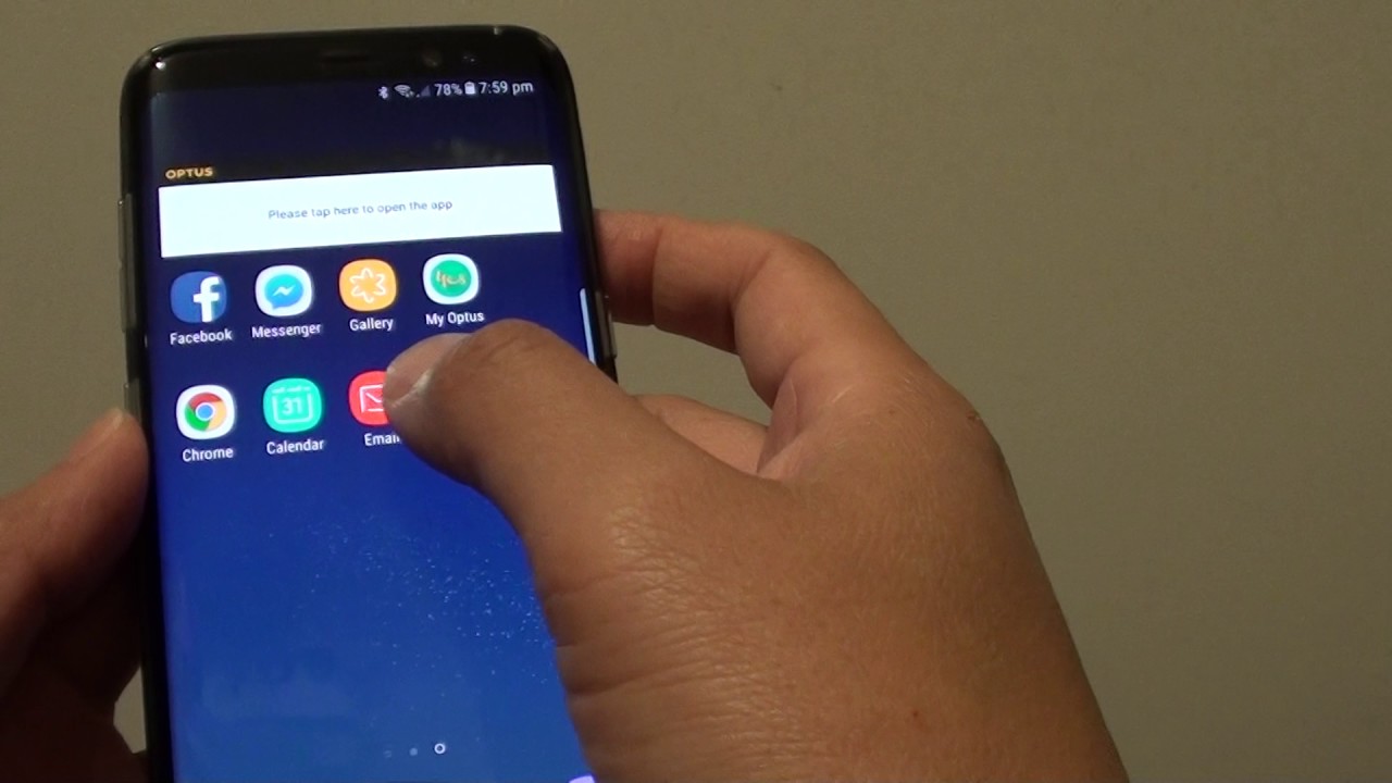 Samsung Galaxy S8: How to Remove Home Screen Apps Icon / Widgets