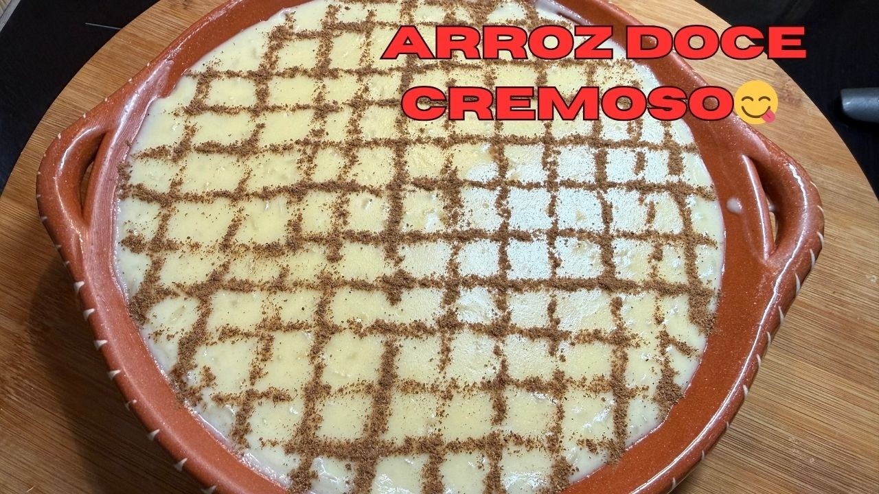 ARROZ DOCE CREMOSO À PORTUGUESA/Receita Passo a Passo