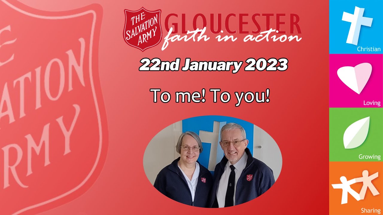 Sunday Worship - 22nd January 2023 | Gloucester Salvation Army