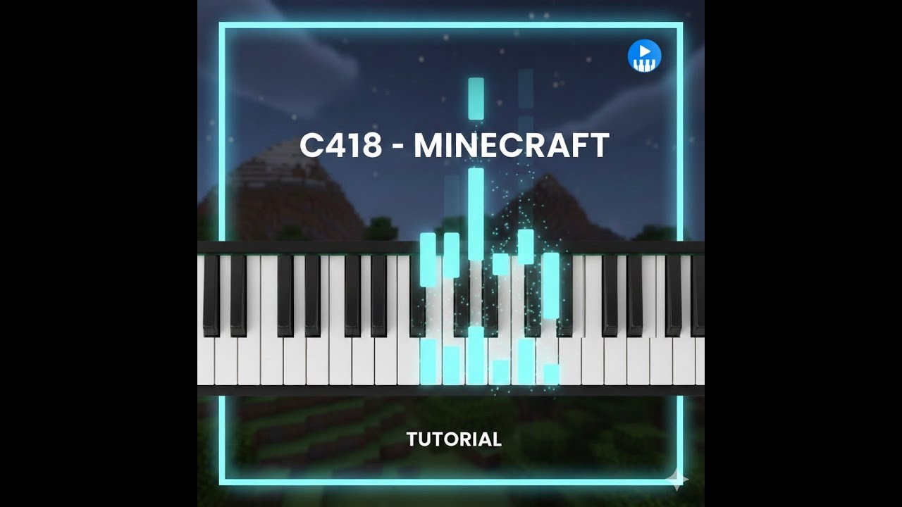 C418 - MINECRAFT | Calming Piano Tutorial | FREE MIDI