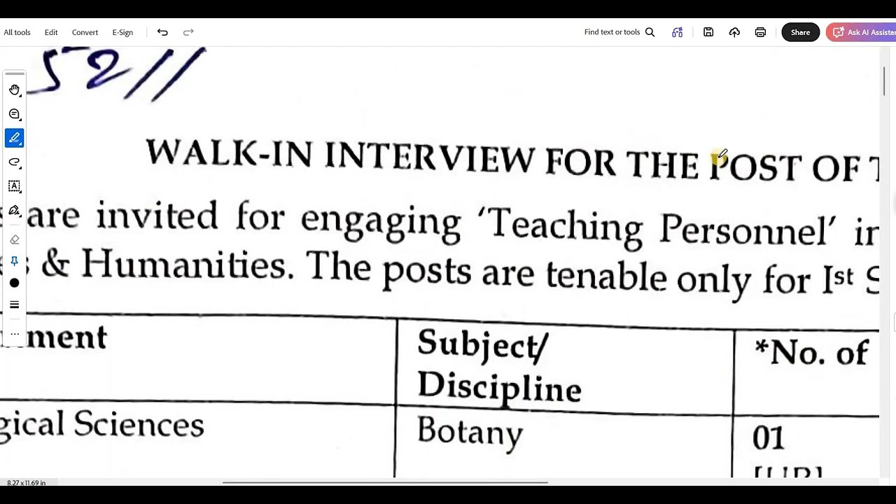 ONLY PG ALSO ELIGIBLE, COLLEGE TEACHERS VACANCY 2026, NO FEE