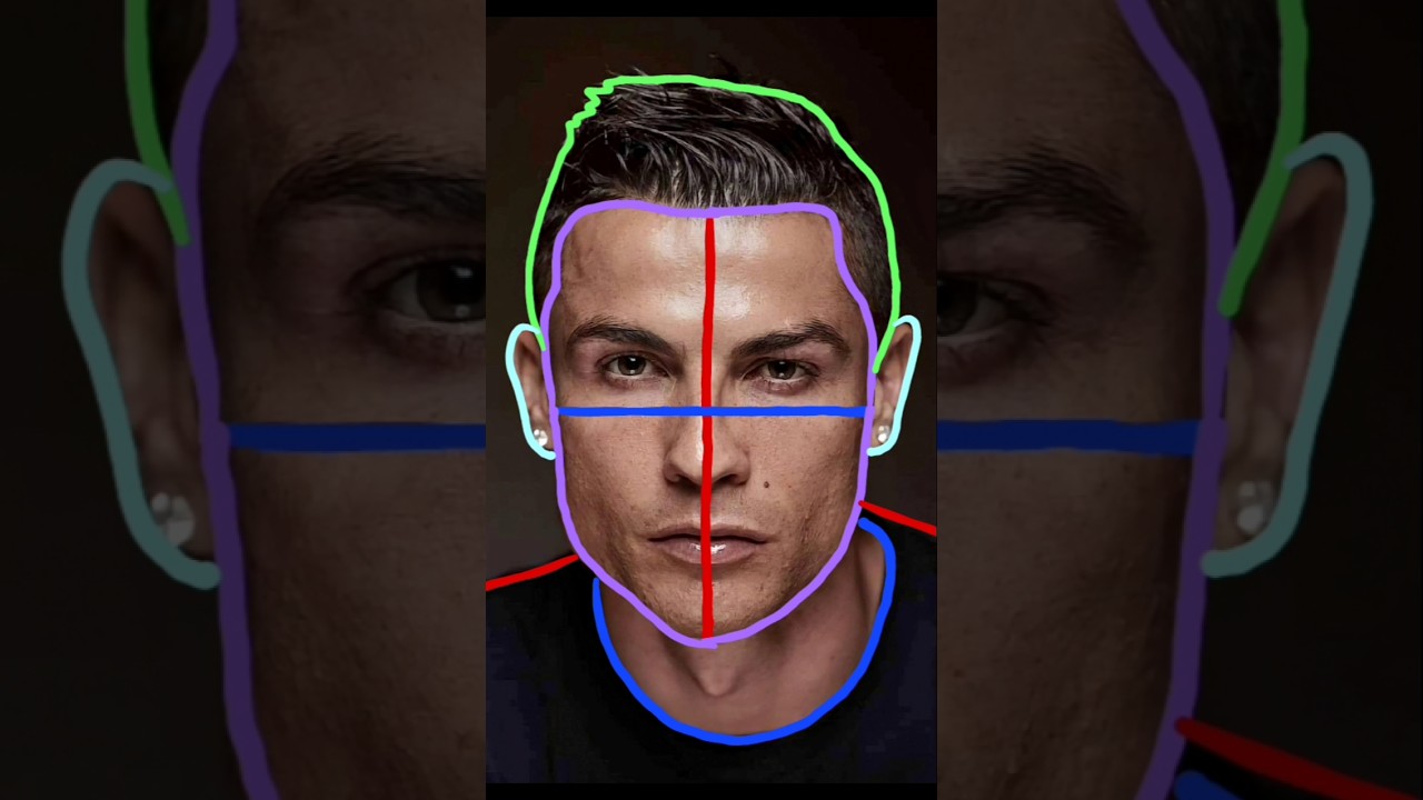 How to Draw Cristiano Ronaldo☠️🔥