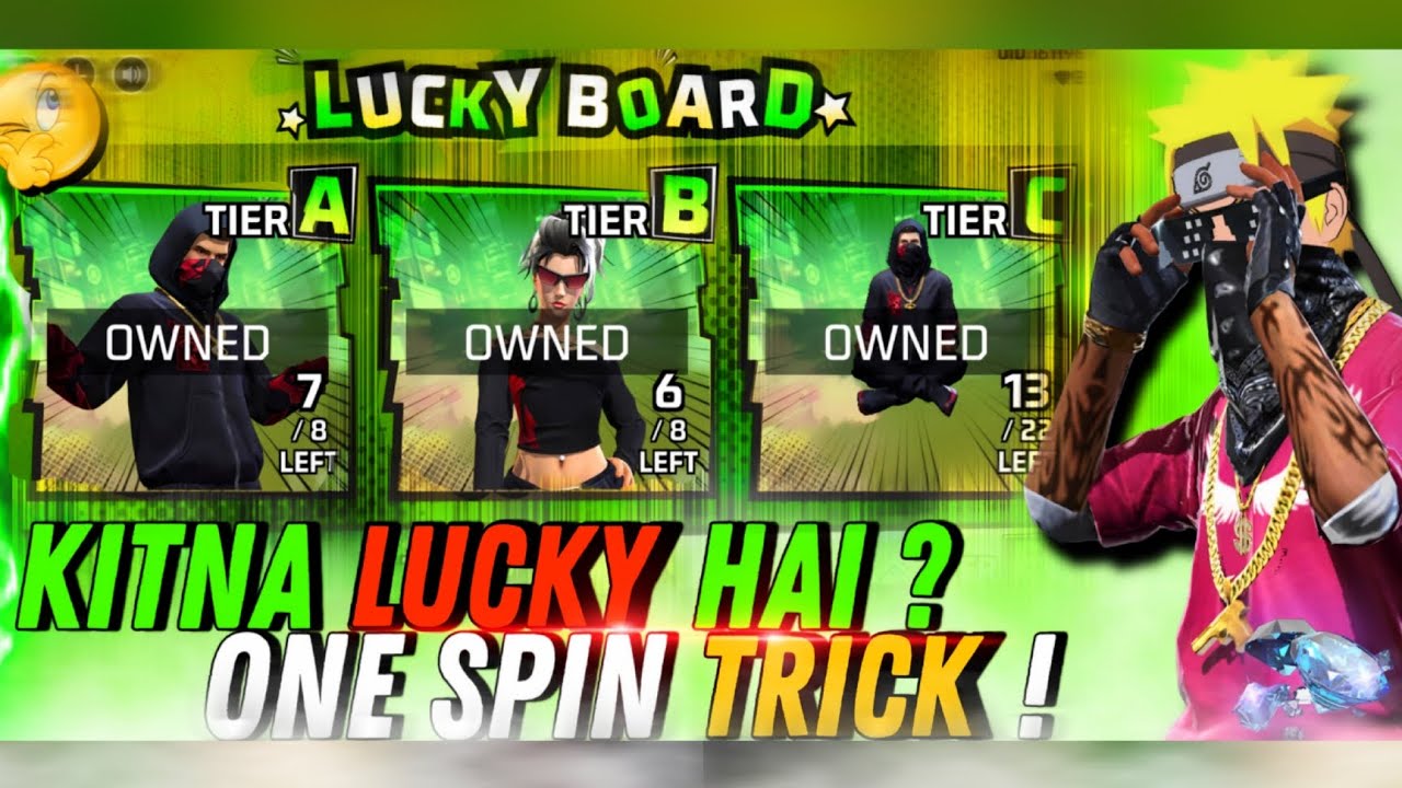 ONLY 1 SPIN TRICK!! 😳 | FREEFIRE NEW LUCKY BOARD EVENT | ONLY 20 DIMAONDS💎!!