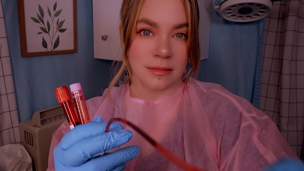 ASMR Donating Blood for the Blood Bank | Medical Roleplay