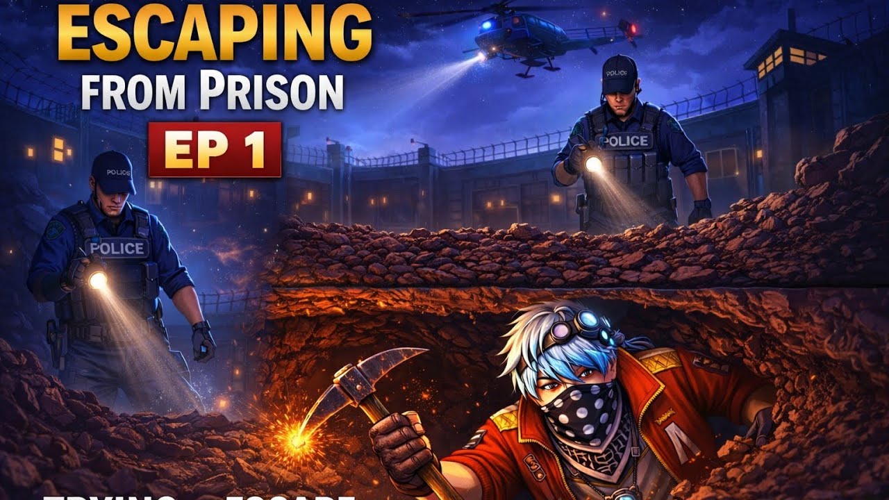 The Ultimate Prison Break Begins! 🚁 | Prison Escape Simulator EP 1