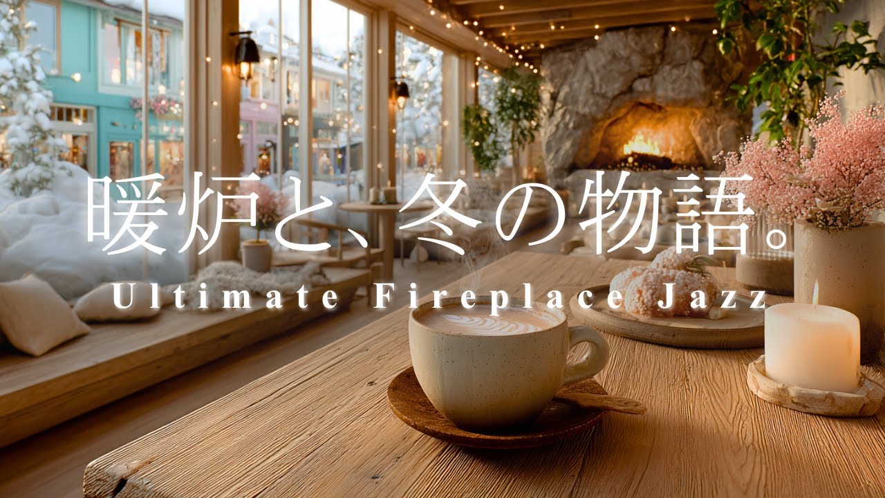 暖炉と、冬の物語。❄️🔥 心を解き放つ究極の暖炉ジャズ | 2月の始まり、静かな読書と休息のBGM, Warm Piano Beats for a Peaceful February Start