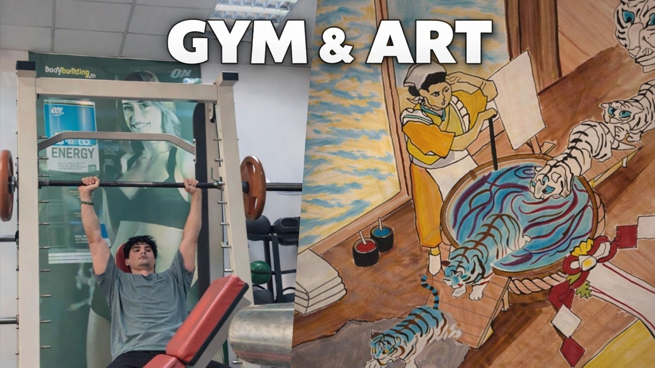 Uncinematic lazy Sunday  - Gym & Art